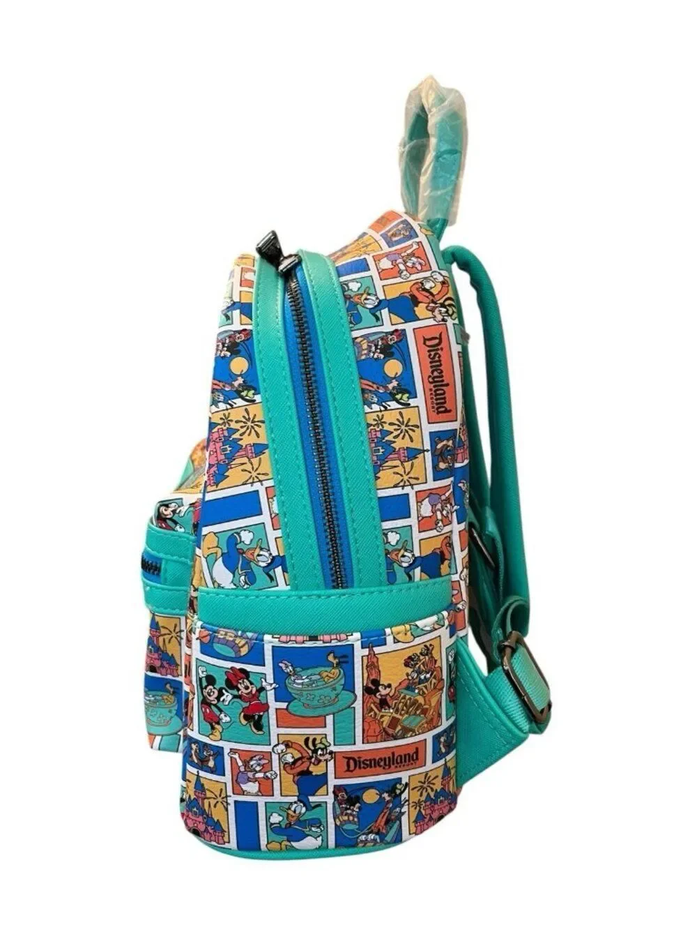 Loungefly Disneyland Resort Mickey + Friends Play in the Park Mini Backpack NWT